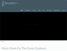 Tablet Screenshot of percussionplay.com